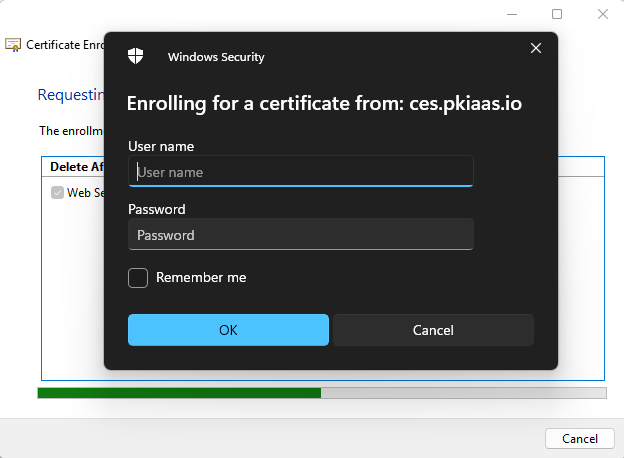 Certificate Enrollment